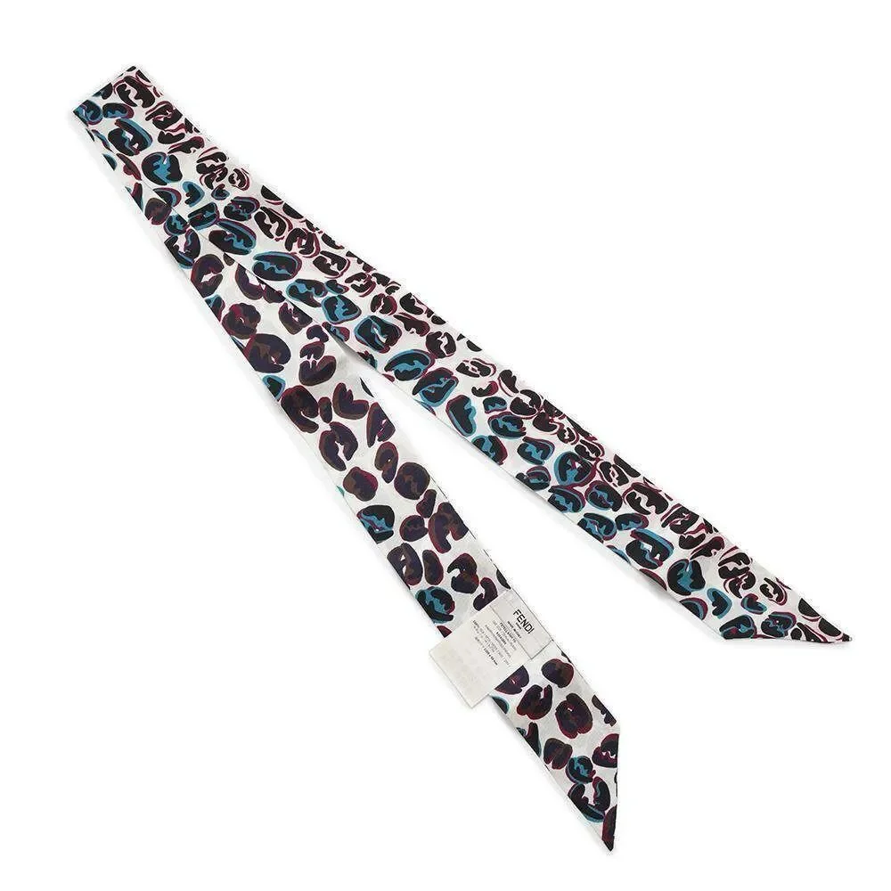 Brand new Fendi twirly Stylish Leopard  design ff all over